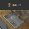 HAGO24 Einbauspüle 68x45cm Edelstahl Küchenspüle Spülbecken Produktbild-Vorschau 11