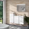 Midischrank Vicco Izan Weiß 36.6 x 76.6 cm mit Schublade Produktbild-Vorschau 4