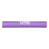 A rolled-up purple yoga mat with the brand name 'ONE FITNESS' printed on it. Podgląd zdjęcia produktu