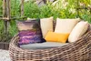 MuchoWow® Outdoor Kissen - Lavendel - Farbe - Vögel - Bäume Produktbild-Vorschau 3