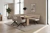 byLIVING Eckbank TORONTO, Bezug in taupe, Gestell in Produktbild-Vorschau 2