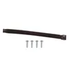 A brown flexible pipe and four screws on a white background. Náhled obrázku produktu