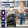 MuchoWow® Koffer Handgepäck Trolley Rollkoffer Kleine Produktbild-Vorschau 2