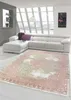 Wohnzimmerteppich mit Ornamenten Teppich Vintage in Rosa Produktbild-Vorschau 1