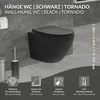 LuxeBath Spülrandloses Wand Hänge-WC, Schwarz, kurz, Produktbild-Vorschau 2