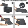 Terasové dlaždice LZQ, click dlaždice z plastu na vnútorné Náhľad obrázku produktu 7