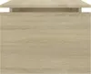 vidaXL Konferenční stolek Sonoma Dub 68x50x38 cm Materiál Náhled obrázku produktu 6