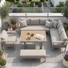 MEXO Gartenmöbel Set für 6-9 Personen, Gartenlounge-Set Produktbild-Vorschau 1