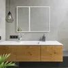 Szafka łazienkowa Relaxdays z lustrem, dwudrzwiowa, z Podgląd zdjęcia produktu 6