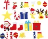 Filz Weihnachtsbaum Diy 100Cm Für Wand Mit Ornamenten Produktbild-Vorschau 3
