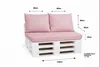 Palettenkissen Set 120 x 60 x 10 cm + 2 x 50 x 40 cm – Produktbild-Vorschau 5