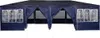 vidaXL Party-Zelt Blau 800 x 400 x 266 cm Polyethylen Produktbild-Vorschau 4