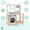 Mamabrum Kinderküche aus Holz mit Mikrowelle, Backofen & Produktbild-Vorschau 2