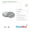 5X PoundMax CR1620 DL1620 Batterie Knopfzellen Batterien 3V Produktbild-Vorschau 6