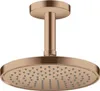 Kopfbrause AXOR 220, 1 jet brushed red gold brushed red Produktbild-Vorschau 3