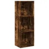 vidaXL Bücherregal Räuchereiche 40x30x114 cm Holzwerkstoff Produktbild-Vorschau 1