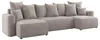 MEBLINI Schlafcouch mit Bettkasten - 312x142x73cm - Beige Produktbild-Vorschau 2
