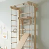 Spielplatz indoor Sprossenwand holz "Numi Plus" + Turnringe Produktbild-Vorschau 3