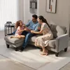 HOMCOM Ecksofa, Eck-Couch mit umkehrbarer Chaiselongue, Produktbild-Vorschau 8