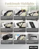 A collage of images showcasing the features of a massage chair, with text descriptions for each feature. Podgląd zdjęcia produktu