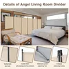 Angel Living 6-częściowa parawanowa przegroda wewnętrzna Podgląd zdjęcia produktu 5