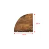 Wandregal Wand-Eckregal Wandregale 20x20x123cm Retro Braun Produktbild-Vorschau 6