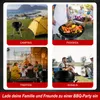 SUNJAS Holzkohlegrill  BBQ Kugelgrill XXXL Standgrill Produktbild-Vorschau 7