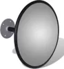vidaXL Specchio di traffico convesso in acrilico nero 30 cm Anteprima dell’immagine prodotto 2