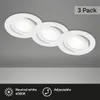 Lampade da incasso a LED, set da 3, orientabili, IP23, 7 W, Anteprima dell’immagine prodotto 2