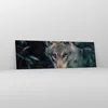 Bilder auf glas - Einteilig - Wolf Wald Raubtier - 160x50cm Produktbild-Vorschau 4