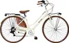A studio shot of a cream-colored women's bicycle with brown accents. Náhled obrázku produktu