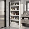 5-fache Bücherregal für hinter Tür im Wohnzimmer – Produktbild-Vorschau 7
