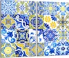 Glasschutzplatte für den Herd 2x30x52 Mosaik Produktbild-Vorschau 1