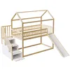 Flieks Etagenbett 90x200cm mit Rutsche, Kinderbett mit Produktbild-Vorschau 7