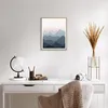 Gerahmtes Poster - Rahmen in heller Eiche - Berge Grafiken Produktbild-Vorschau 6