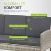 Juskys Polyrattan Gartenmöbel Sitzgruppe Turin Set 6 teilig Produktbild-Vorschau 3