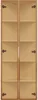 An empty, open cabinet with shelves. Produktbild-Vorschau