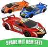 Orangener Spielzeug Sportwagen mit Rückzug Produktbild-Vorschau 5