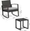 Bealife Tuinmeubels Set, balkon, voor 2 personen, grijs Productafbeelding-voorbeeld 2