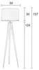 Zuiver Tripod Stehlampe Mit Stativ Schwarz/ Grau Produktbild-Vorschau 7