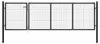 vidaXL Gartentor aus Stahl 350 x 100 cm Anthrazit Produktbild-Vorschau 5