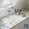 AICA Wasserhahn Faltbare 360° Drehbare Silber Küchenarmatur Produktbild-Vorschau 4