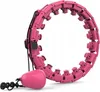 Smart hula hoop so závažím, 24 segmentov, nastaviteľný do Náhľad obrázku produktu 1