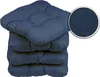 Sunnypillow 4er Set Stuhlkissen 40x40 cm Bequeme 8cm Produktbild-Vorschau 1