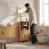 Meuble d'appoint « Rirg » 92 x 50 x 25 cm avec 2 portes et Voir les images du produit 4