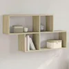 vidaXL Étagère murale Chêne Sonoma 100x20x53 cm Bois Voir les images du produit 2