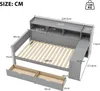 MODFU Schlafsofa Tagesbett 90x200cm mit Nachttischablage Produktbild-Vorschau 7
