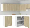 vidaXL Nástěnná skříň Lyon Sonoma dub 50x31x60 cm materiál Náhled obrázku produktu 2