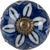 A close-up studio shot of a decorative ceramic knob. Produktbild-Vorschau