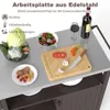GOPLUS Grillwagen Outdoor, BBQ Grilltisch mit großer Produktbild-Vorschau 3